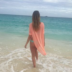 VICTORIAS SECRET beach coverup LIKE NEW - WORN ONCE
